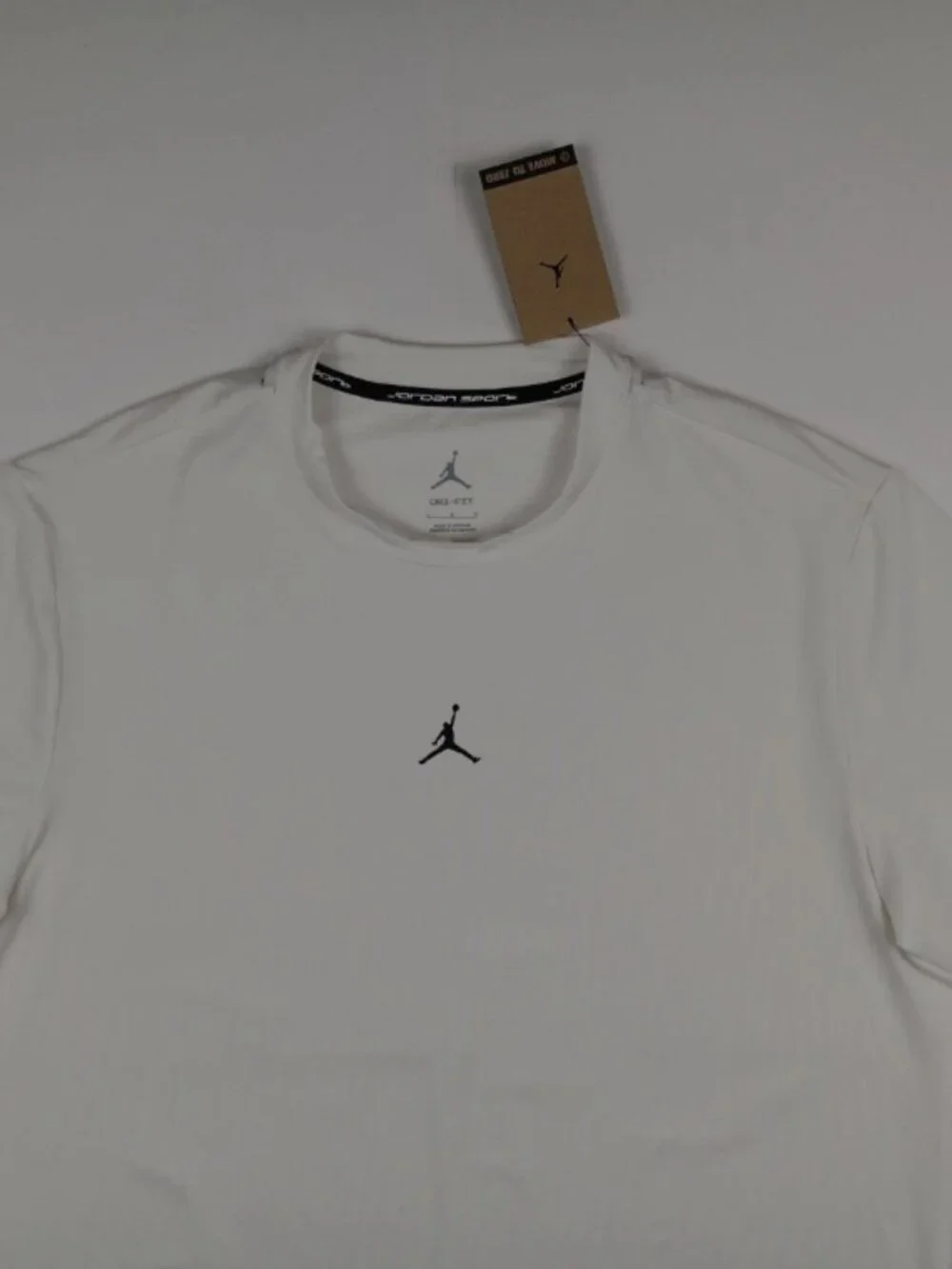 Nike Jordan Sport Essentials Men's Dri-FIT Short-Sleeve Top White Size L